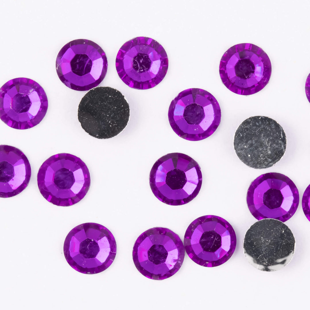 Amethyst Resin Rhinestones - Worthofbest