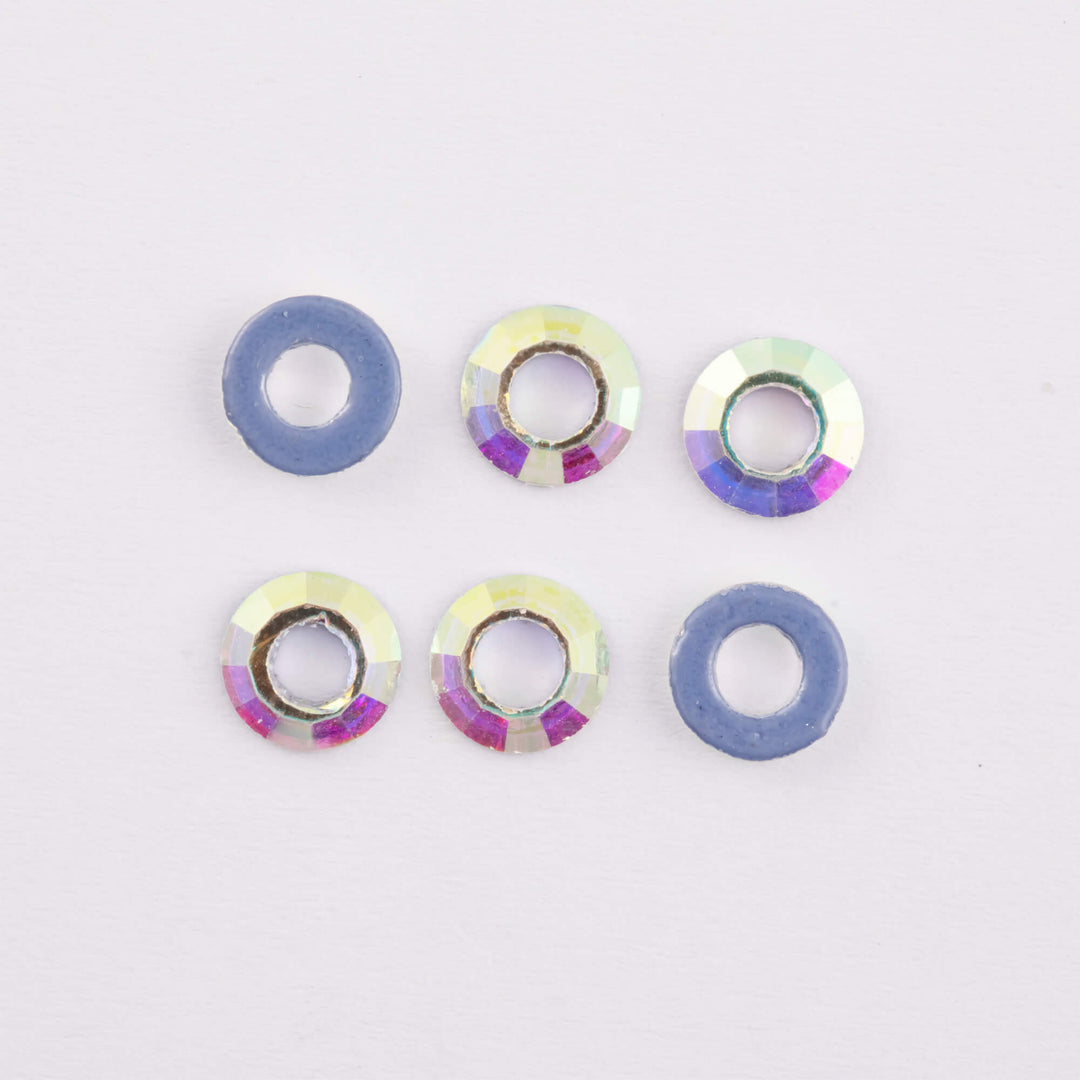 Circle Crystal AB Hotfix Rhinestones 480 Pcs - Worthofbest