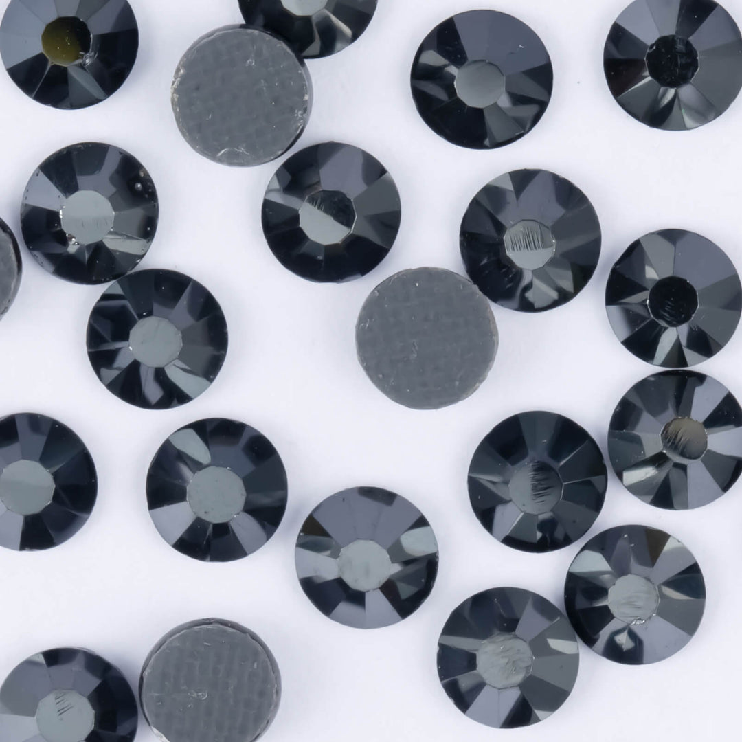 DMC Jet hematite Hotfix Rhinestones - Worthofbest