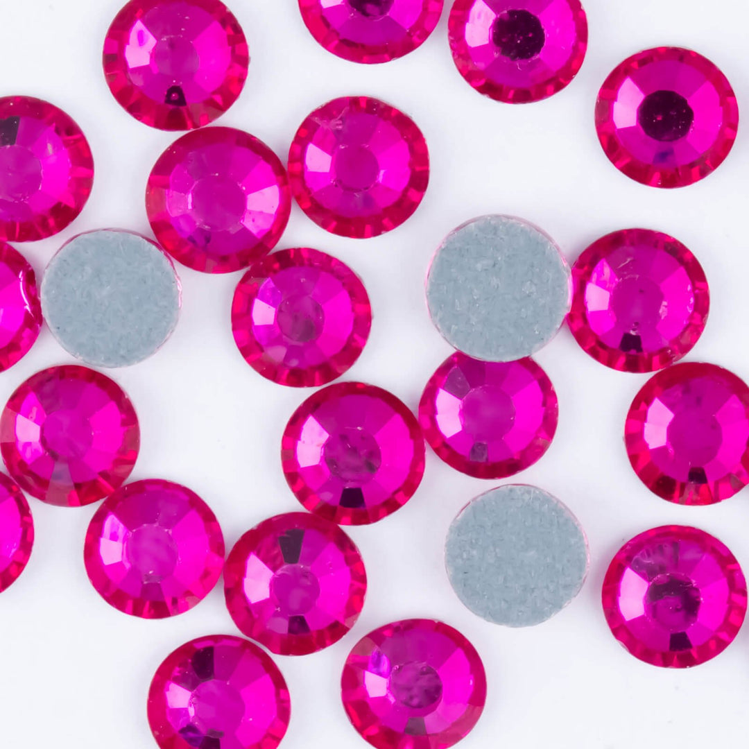 DMC Rose pink Hotfix Rhinestones - Worthofbest