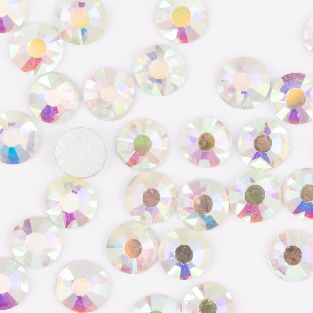 Flatback Crystal AB Glass Rhinestones - Worthofbest