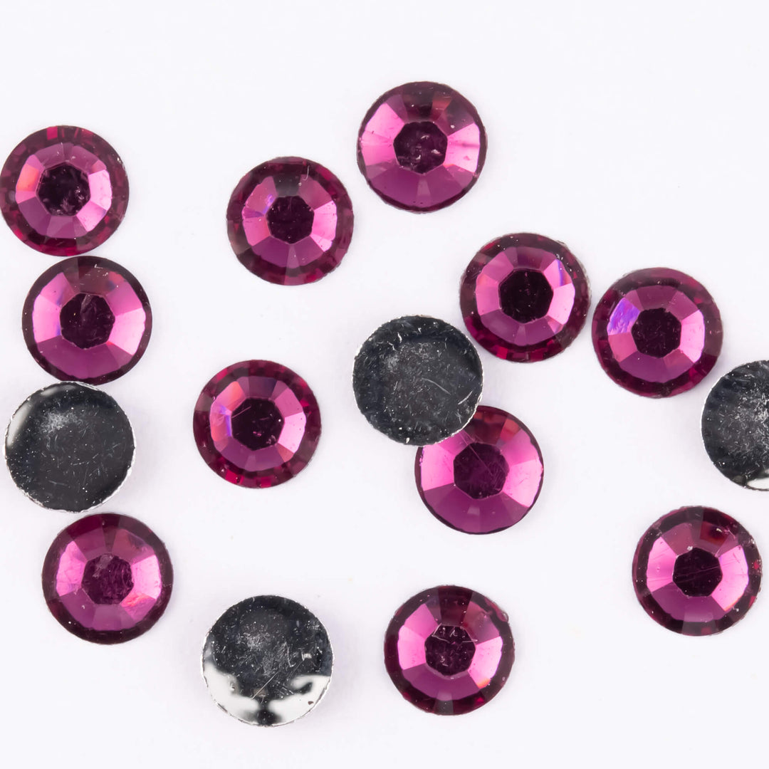 Grape Violet Resin Rhinestones - Worthofbest