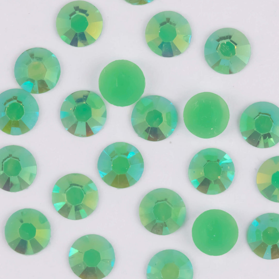 Jelly Emerald AB Resin Rhinestones - Worthofbest