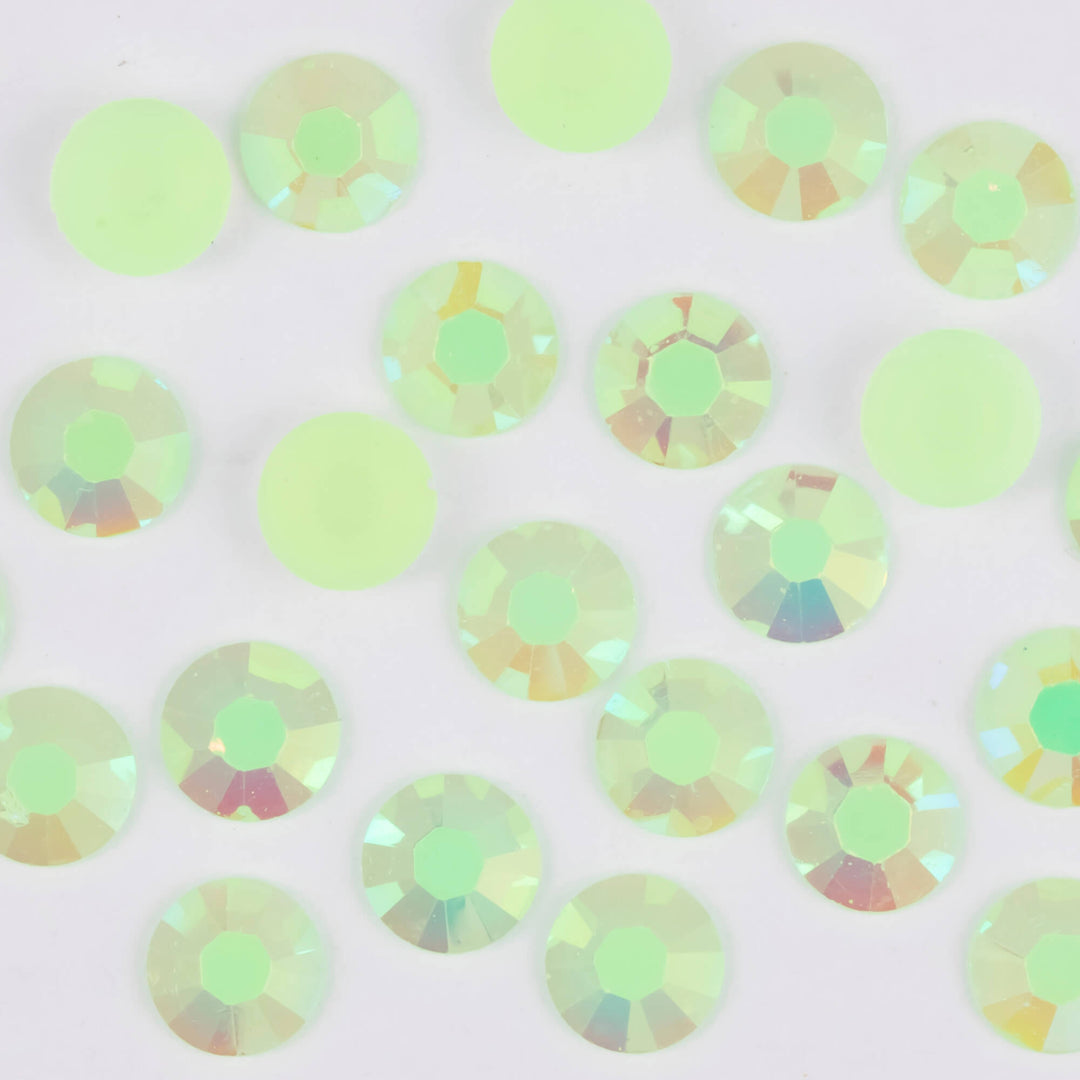 Jelly Peridot AB Resin Rhinestones - Worthofbest