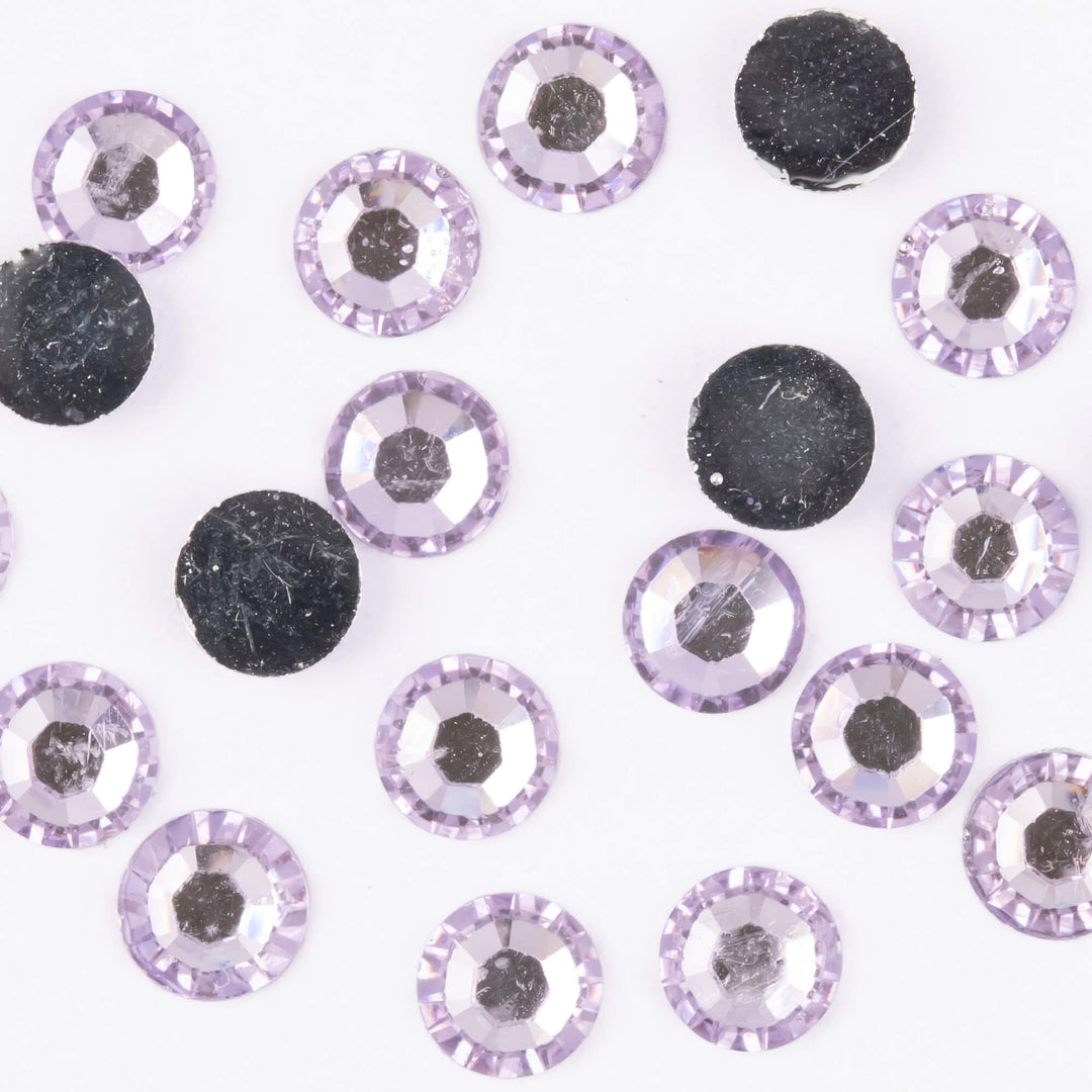 Light Amethyst Resin Rhinestones - Worthofbest