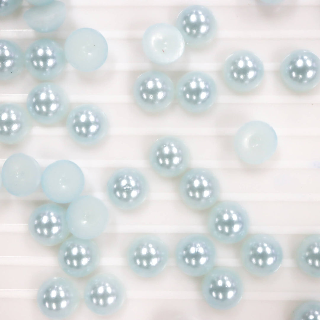 Light blue ABS half pearl - Worthofbest