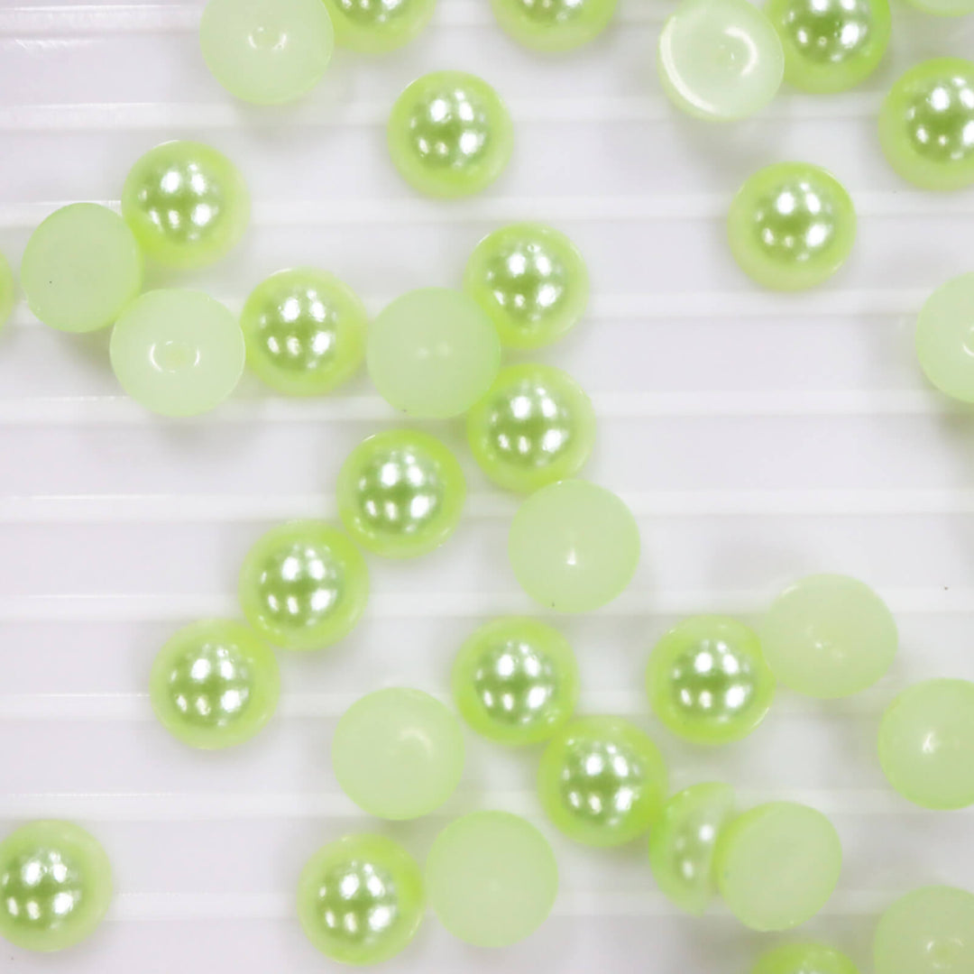 Light green ABS half pearl - Worthofbest