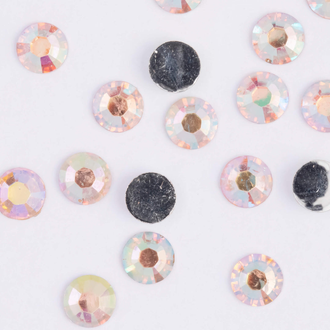 Light Peach AB Resin Rhinestones - Worthofbest
