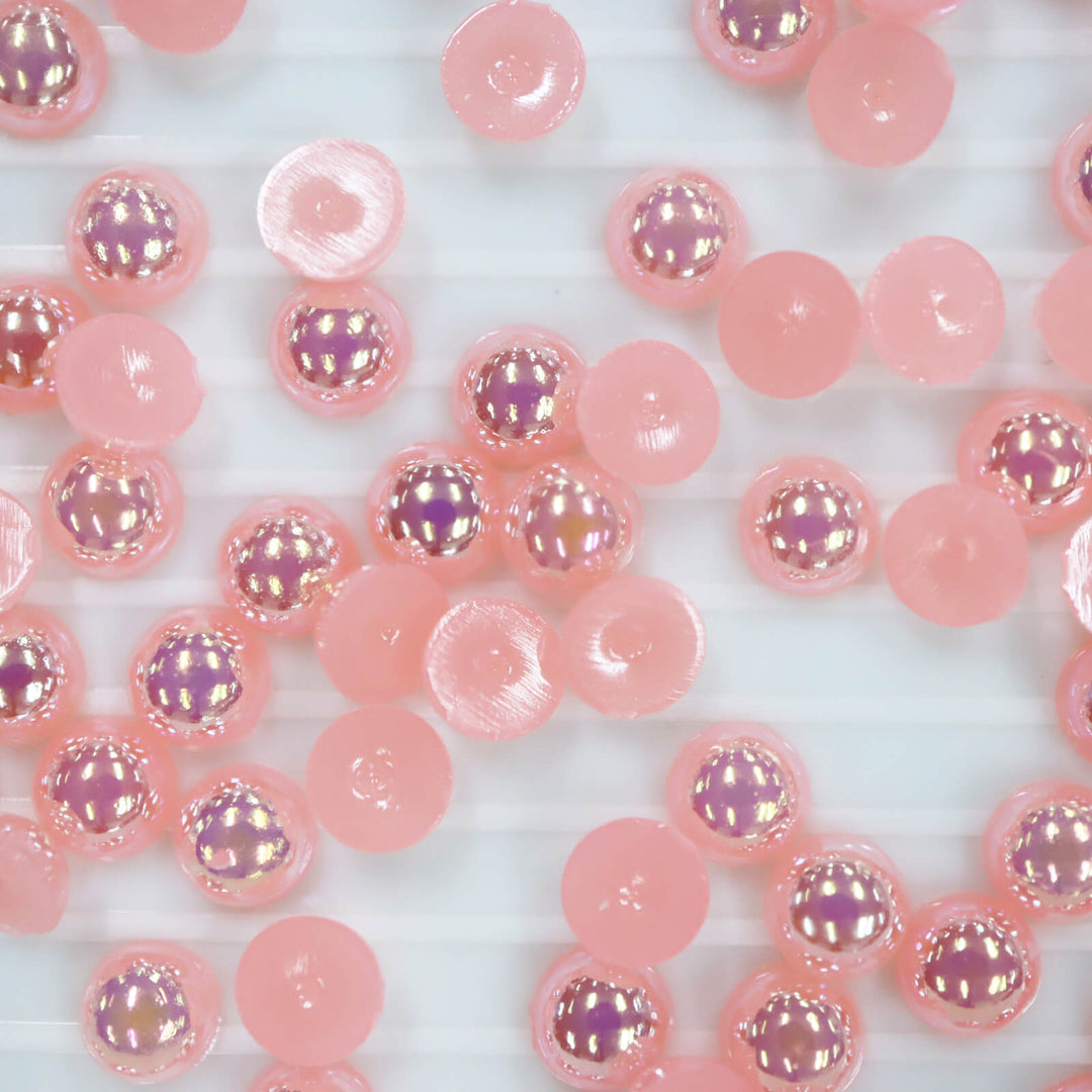 Light pink AB ABS half pearl - Worthofbest