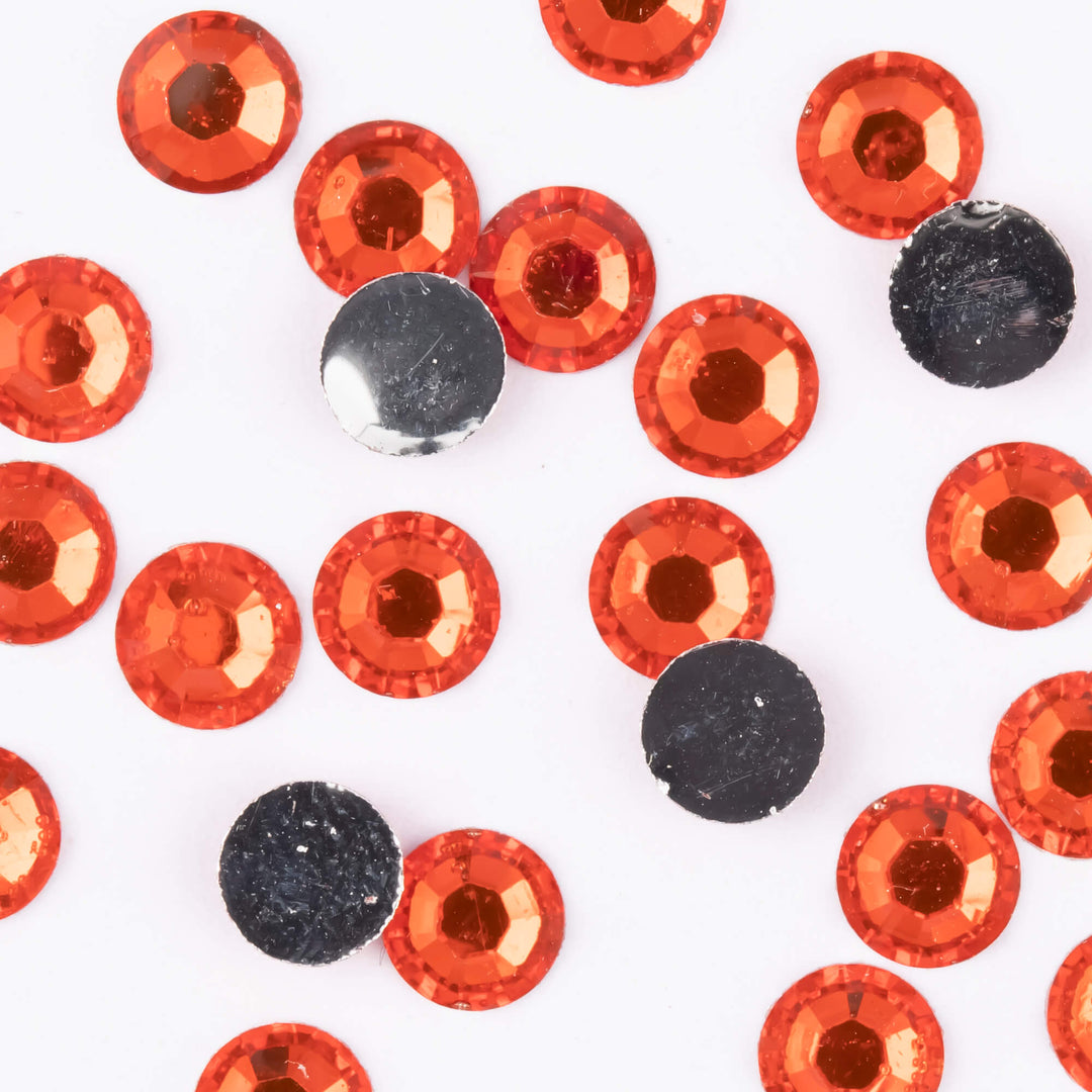 Light Siam Resin Rhinestones - Worthofbest