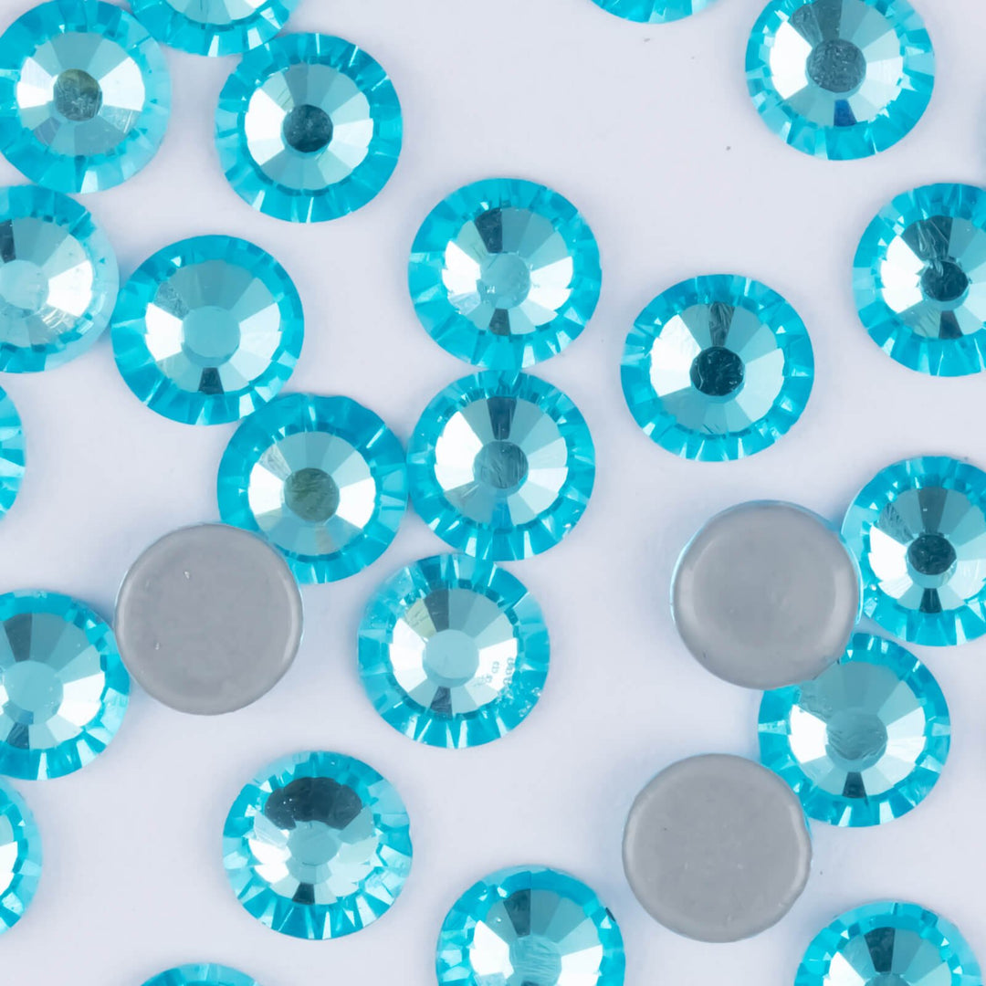 MC Aquamarine Hotfix Rhinestones - Worthofbest