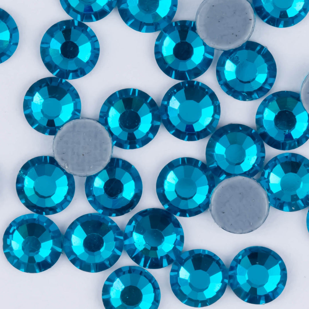 MC Blue Zircon Hotfix Rhinestones - Worthofbest