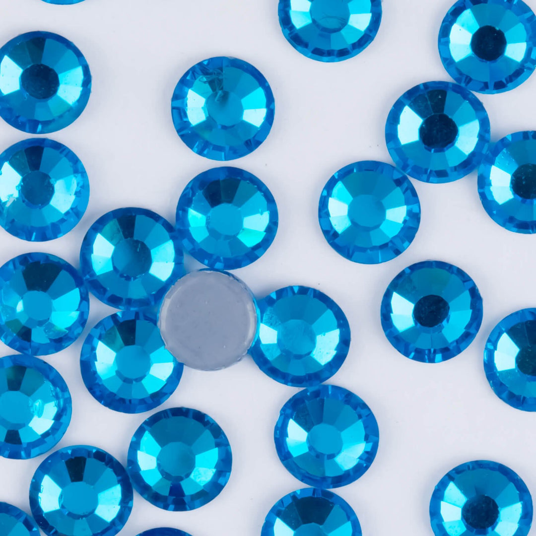 MC Capri Blue Hotfix Rhinestones - Worthofbest