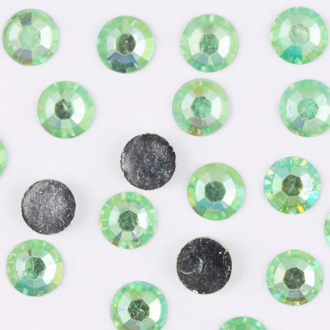 Peridot AB Resin Rhinestones - Worthofbest