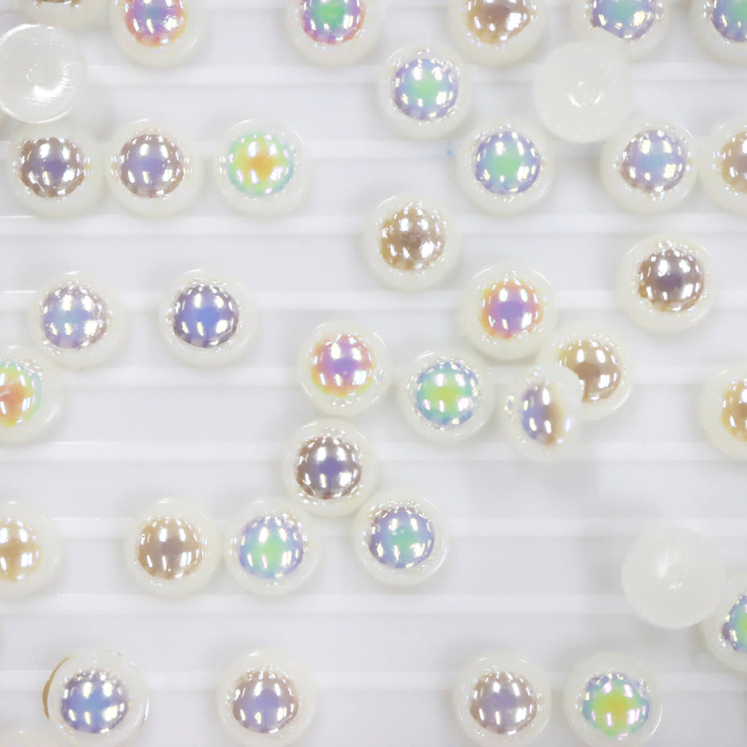 Rice white AB ABS half pearl - Worthofbest
