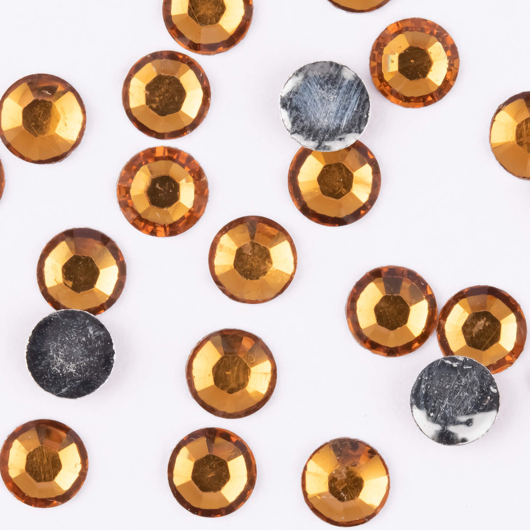 Smoked Topaz Resin Rhinestones - Worthofbest