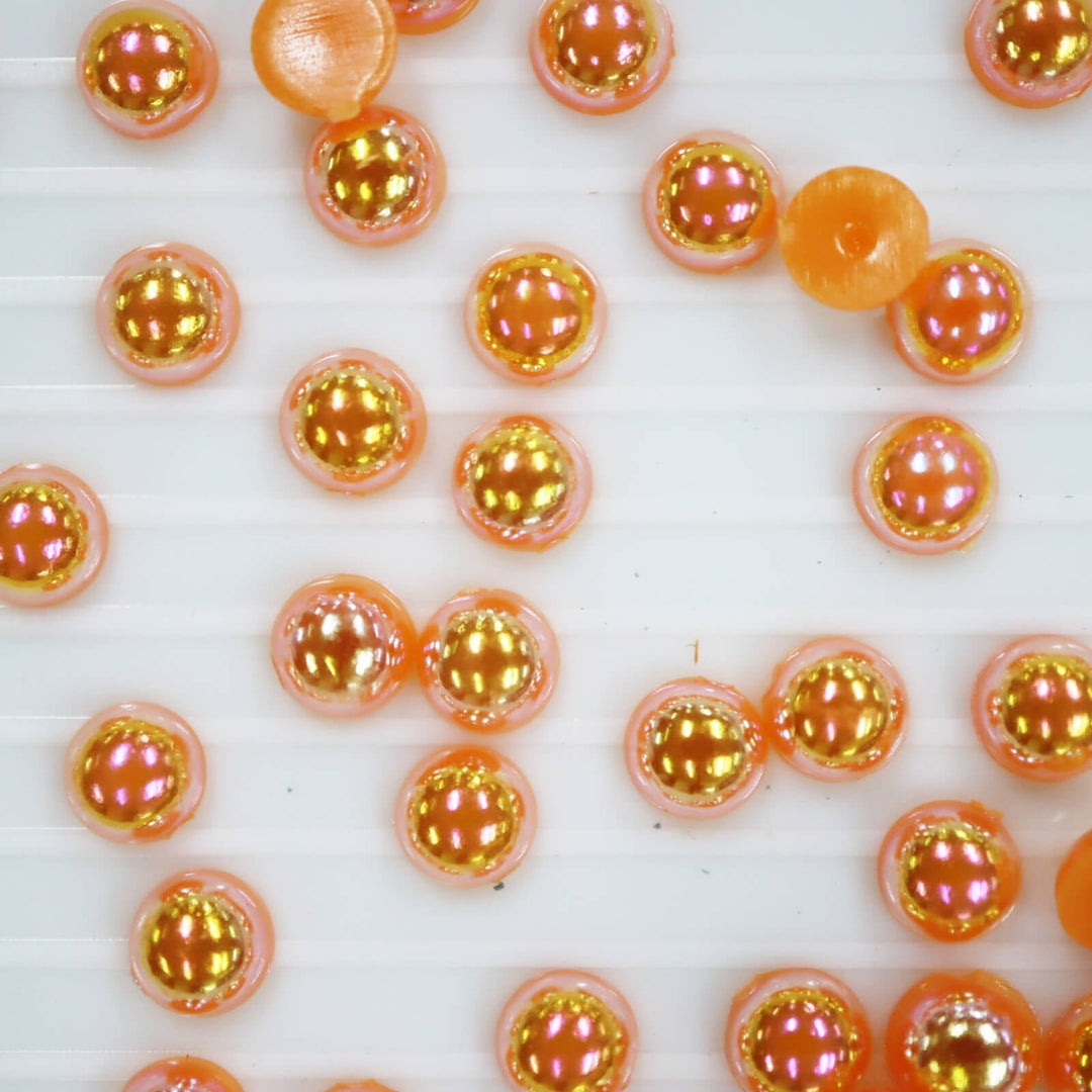 Tangerine AB ABS half pearl - Worthofbest