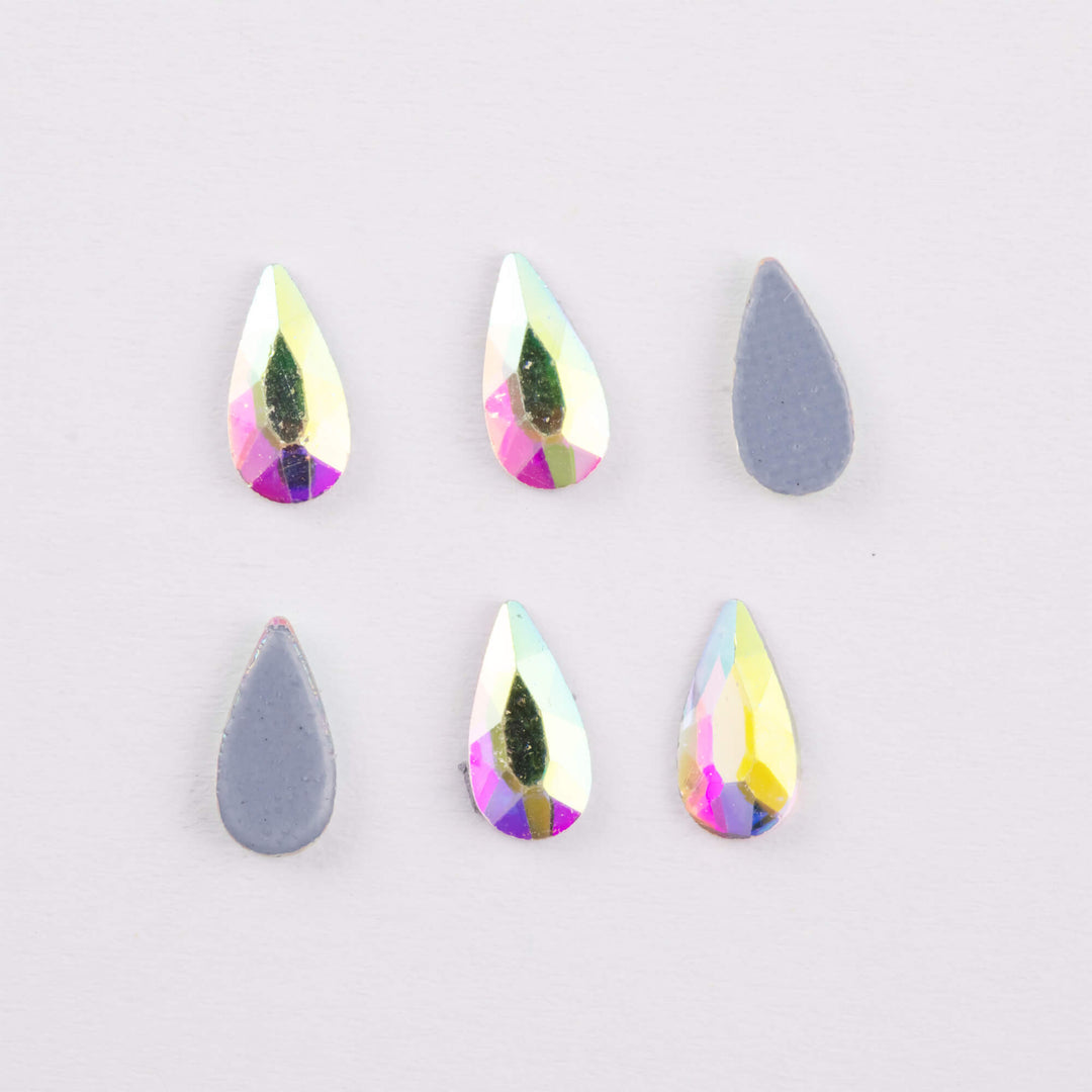 Teardrop Crystal AB Hotfix Rhinestones 480 Pcs - Worthofbest