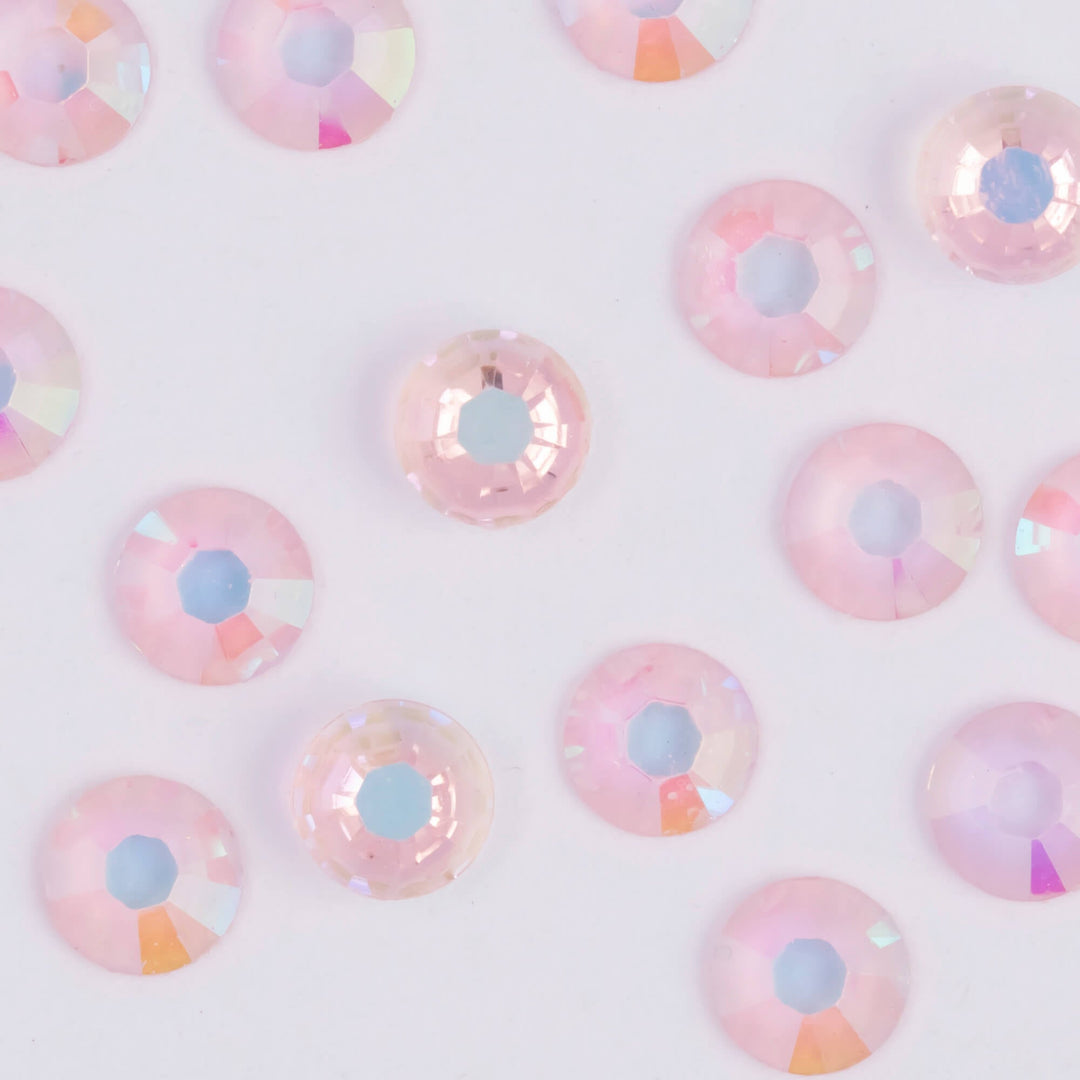 Transparent Light Pink AB Resin Rhinestones - Worthofbest