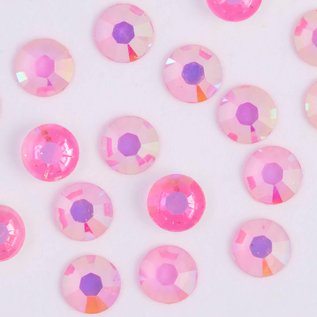 Transparent Light Rose AB Resin Rhinestones - Worthofbest