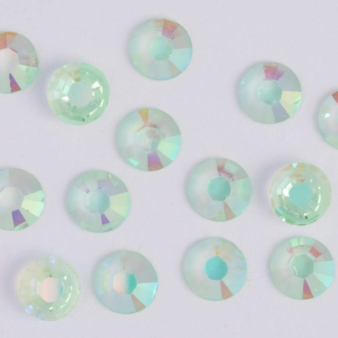 Transparent Peridot AB Resin Rhinestones - Worthofbest