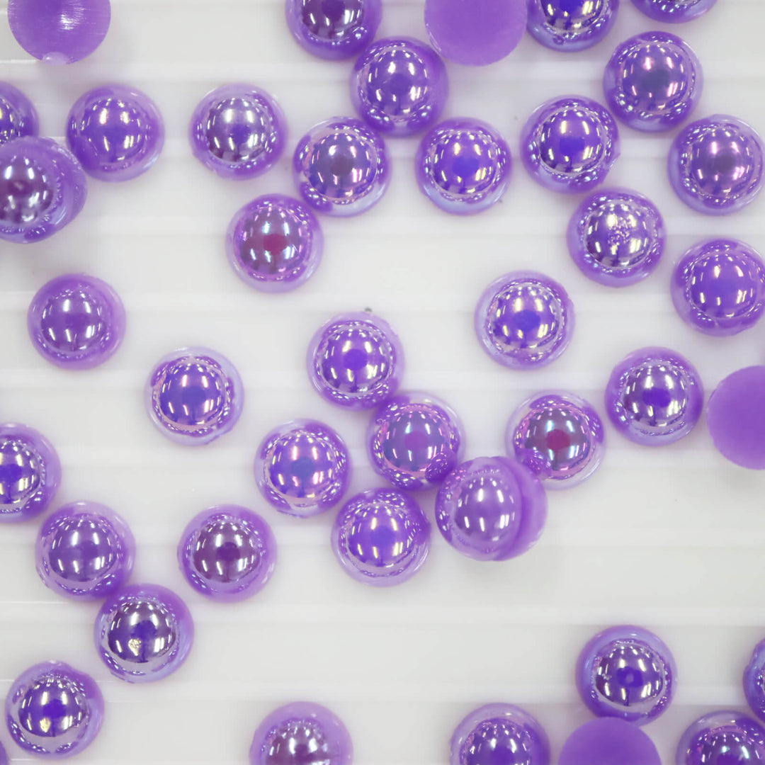 Violet AB ABS half pearl - Worthofbest