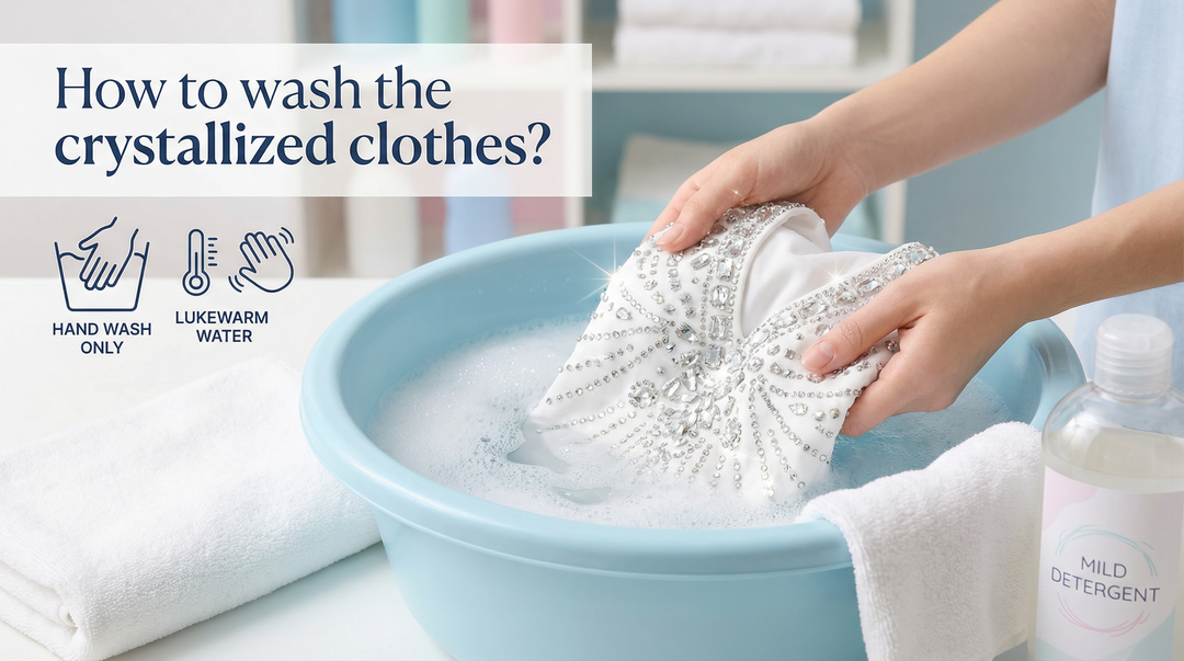 How to wash the crystallized clothes?