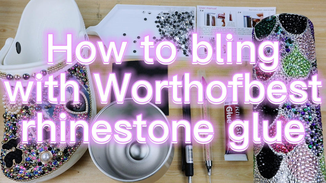 Rhinestones for Crafts with Worthofbest Gem Glue