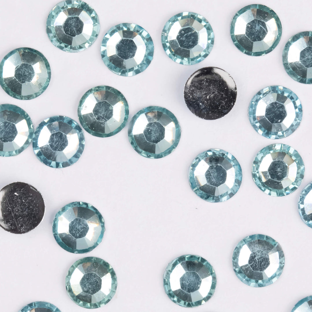 Crystal Blue Resin Rhinestones - Worthofbest
