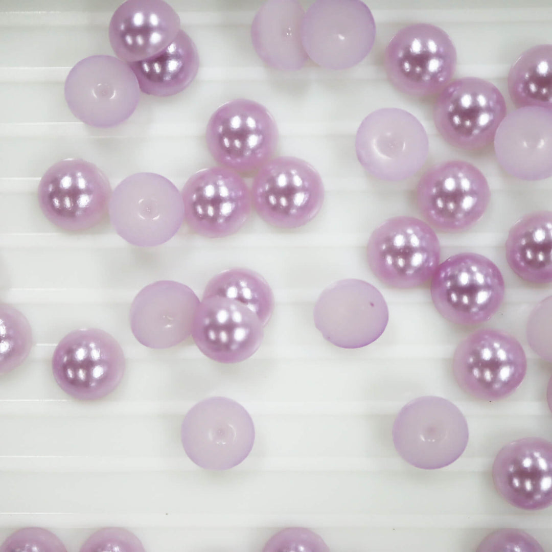 Light purple ABS half pearl - Worthofbest