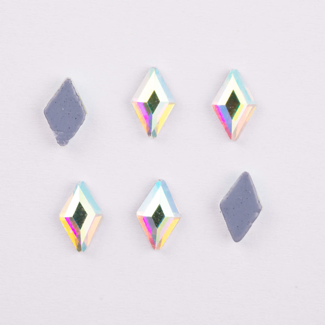 Rhombus Crystal AB Hotfix Rhinestones 480 Pcs - Worthofbest