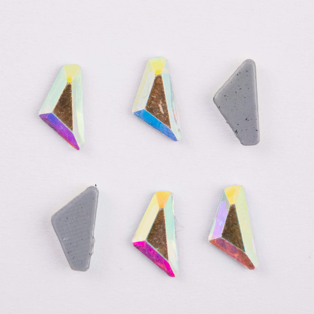 Triangle Crystal AB Hotfix Rhinestones 480 Pcs - Worthofbest